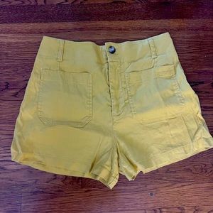 ANTHROPOLOGIE Maeve Collette Shorts- Marigold (size 31)